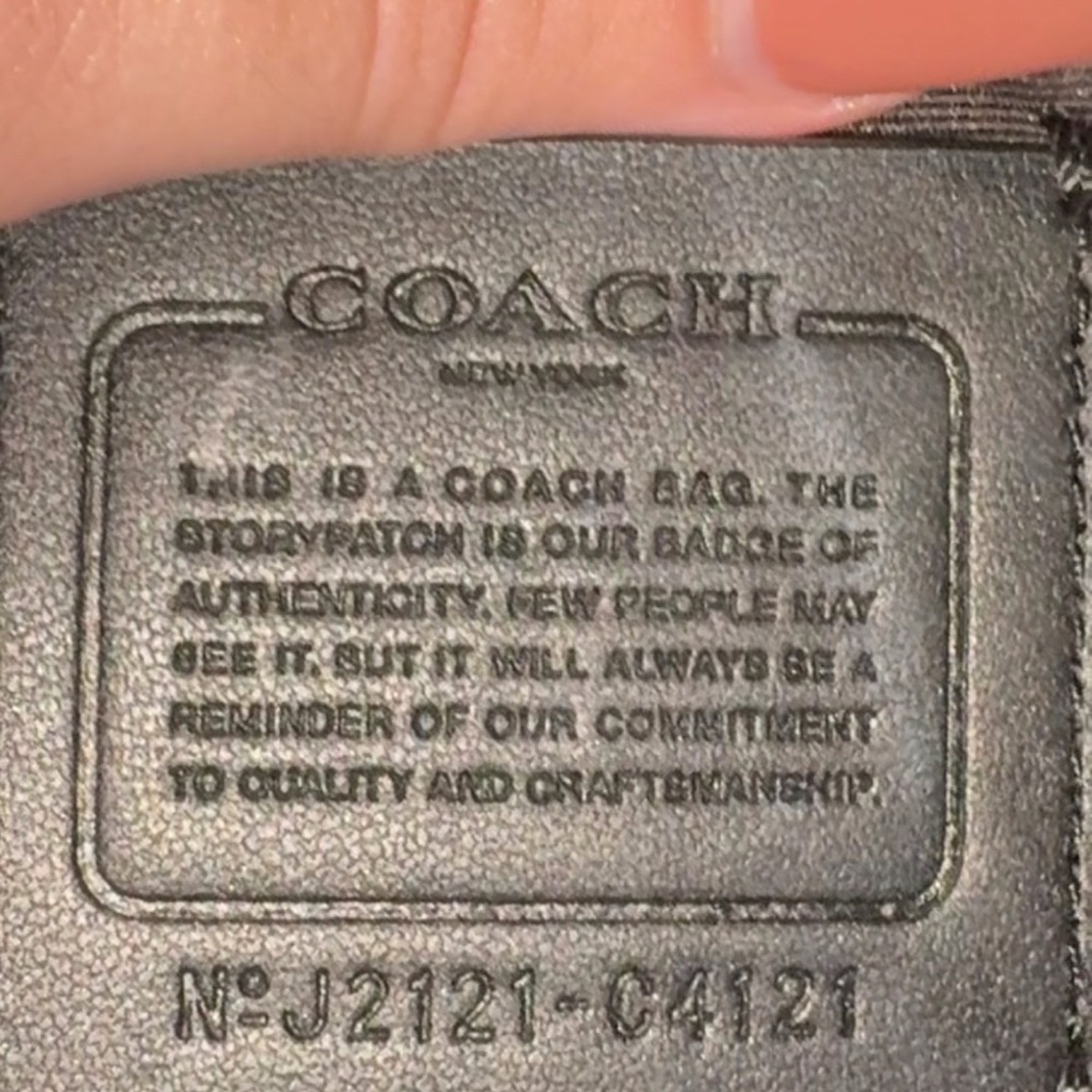 Coach Leather mini backpack - Picture 5 of 5